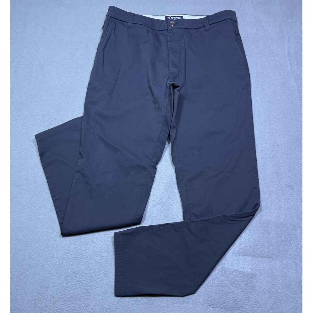 Bird Dogs Pants Mens 34x32 Navy Performance Chino Tapered Golf Unlined Normcore